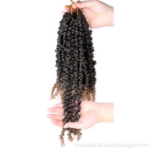 Sharopul braids for african hair short pre passion twist Synthetic Hair Extension faux